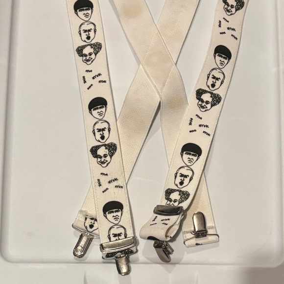 Vintage Three Stooges novelty Suspenders